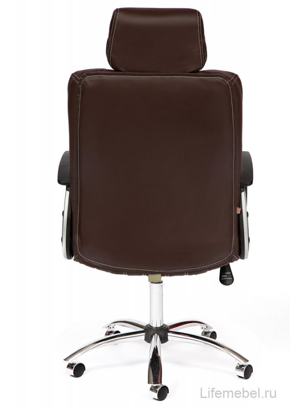 Компьютерное кресло «Оксфорд» (Oxford)  коричневый / коричневый перфорированный