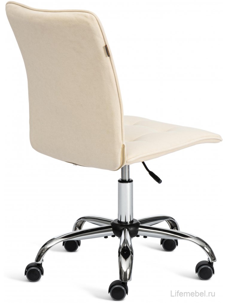 Компьютерное кресло One флок молочный 4