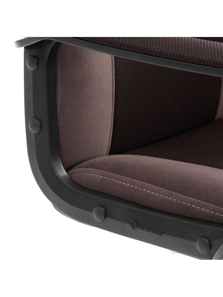 Компьютерное кресло Parma коричневый велюр