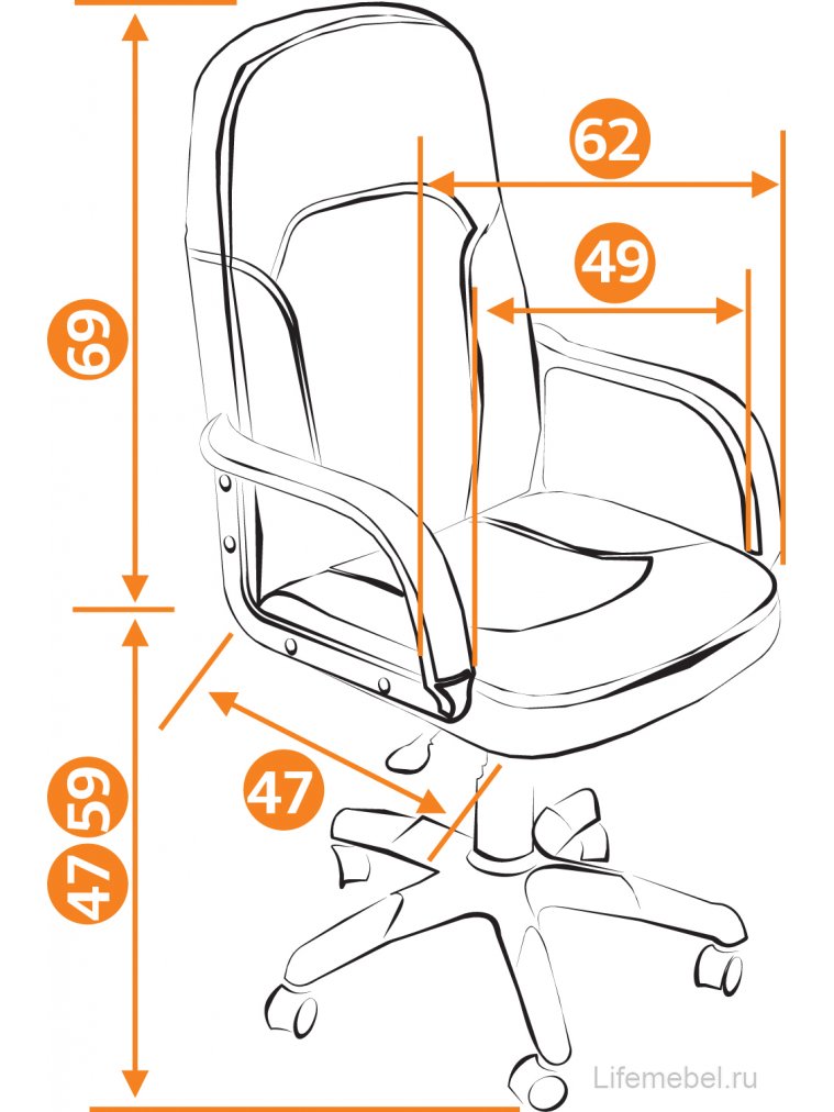 Компьютерное кресло «Парма» (Parma) черный / бежевый