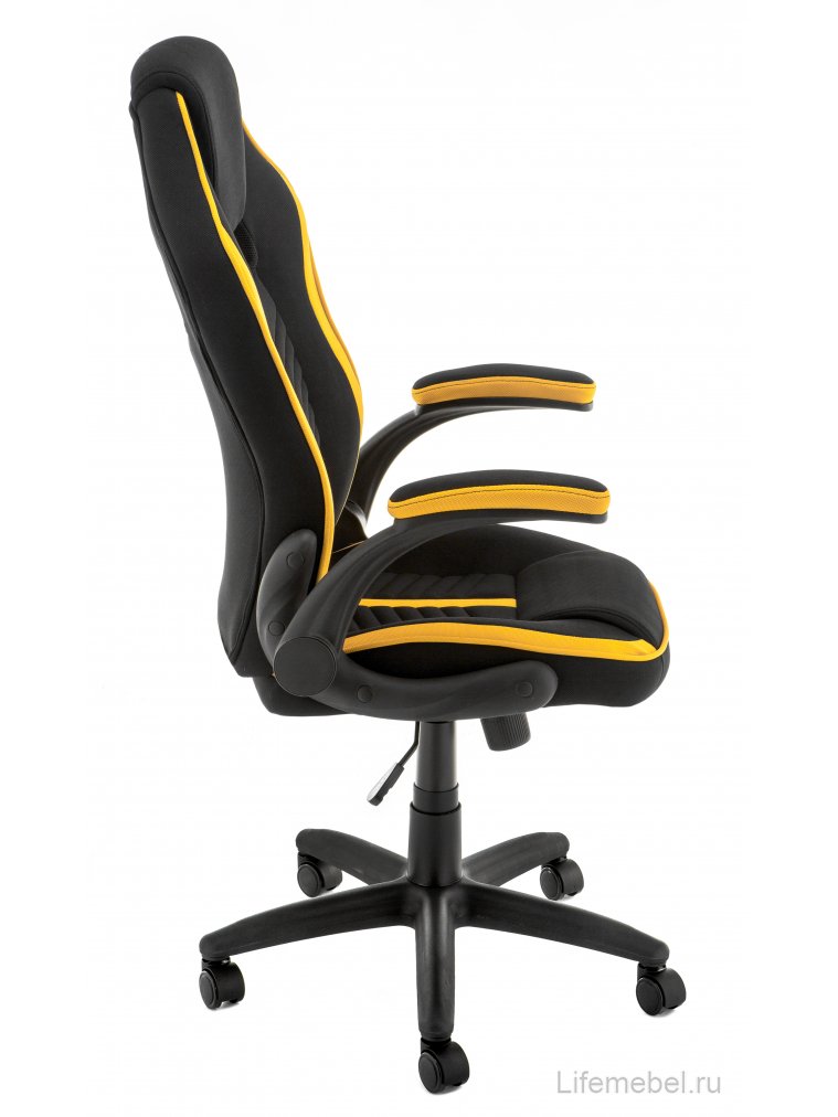Компьютерное кресло Plast черный / желтый