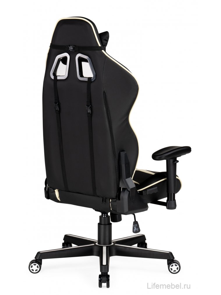 Компьютерное кресло Racer черное / бежевое