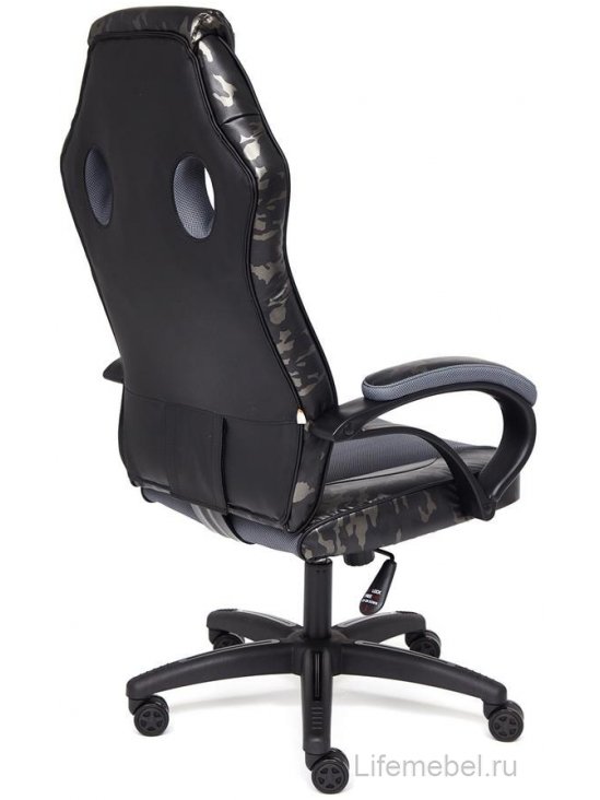 Компьютерное кресло Racer GT Military серый / серый TW 12