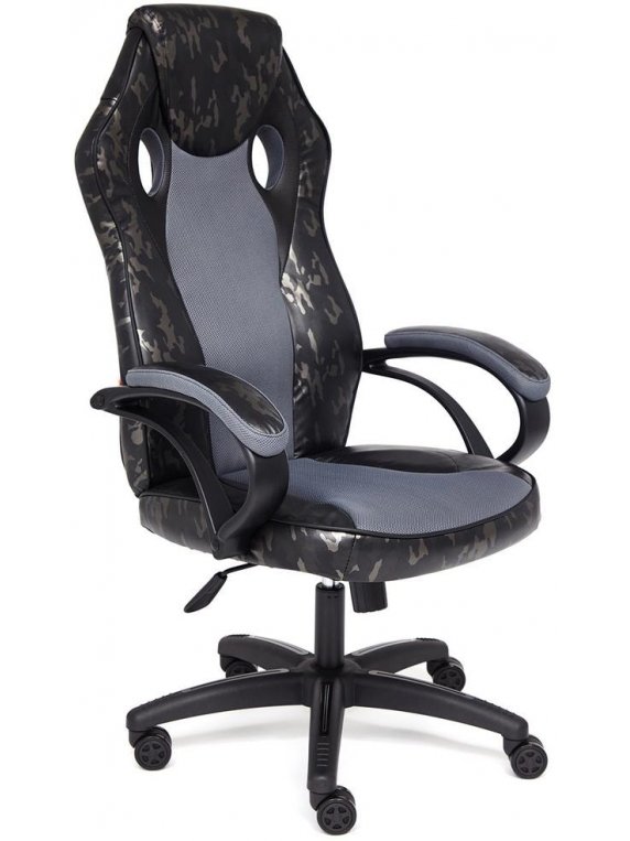 Компьютерное кресло Racer GT Military серый / серый TW 12