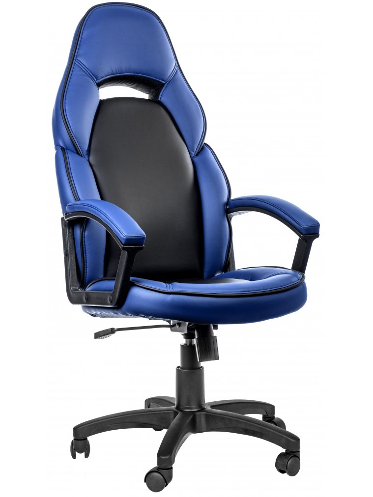 Компьютерное кресло Racer сине-черное