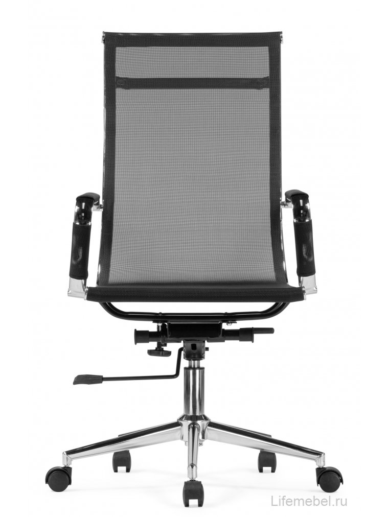 Компьютерное кресло Reus черная сетка / хром