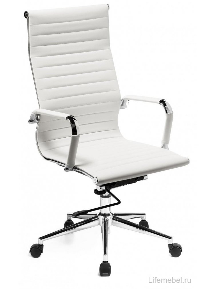 Компьютерное кресло Reus экокожа white