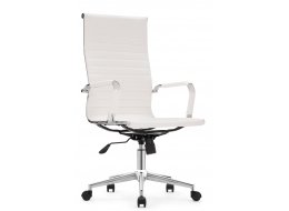 Компьютерное кресло Reus pu white / chrome