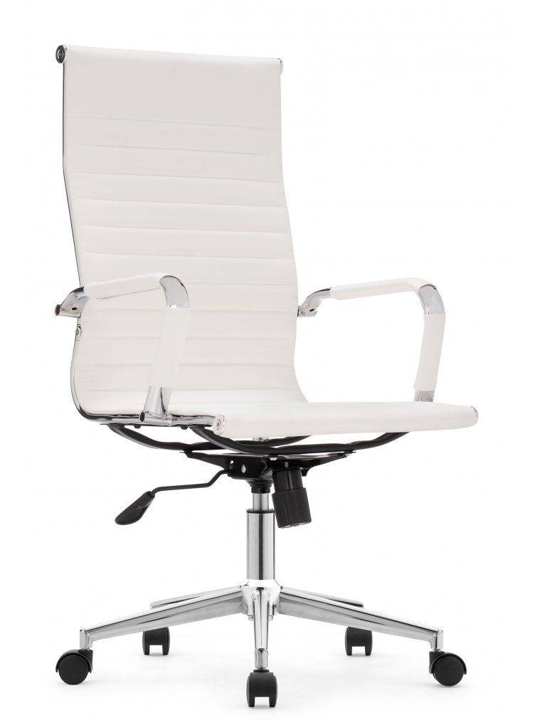 Компьютерное кресло Reus pu white / chrome
