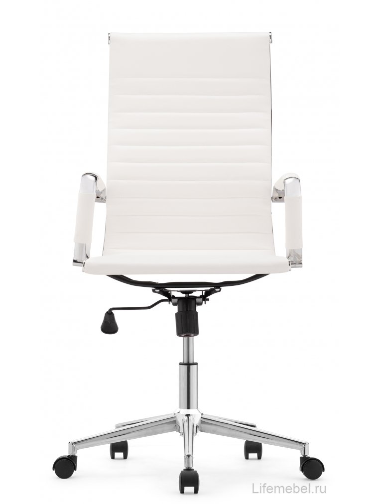 Компьютерное кресло Reus pu white / chrome