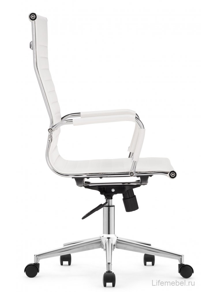 Компьютерное кресло Reus pu white / chrome