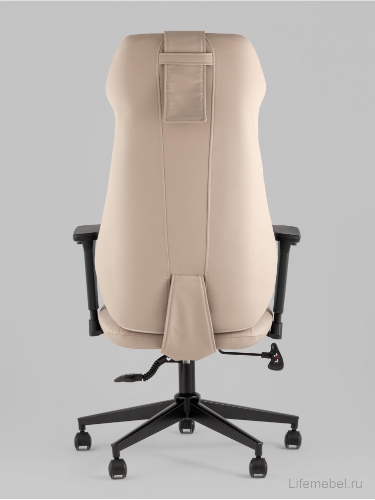 Компьютерное кресло руководителя Глориан бежевый