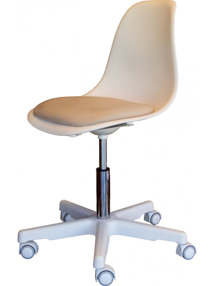 Компьютерное кресло Смузи белый / белый / бежевый