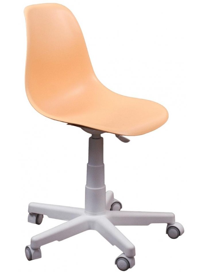 Компьютерное кресло Смузи белый / персиковый