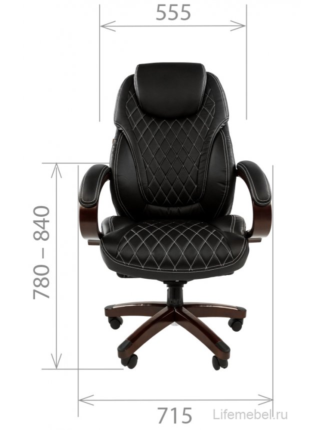 Компьютерное кресло Chairman СН 406 PU черное