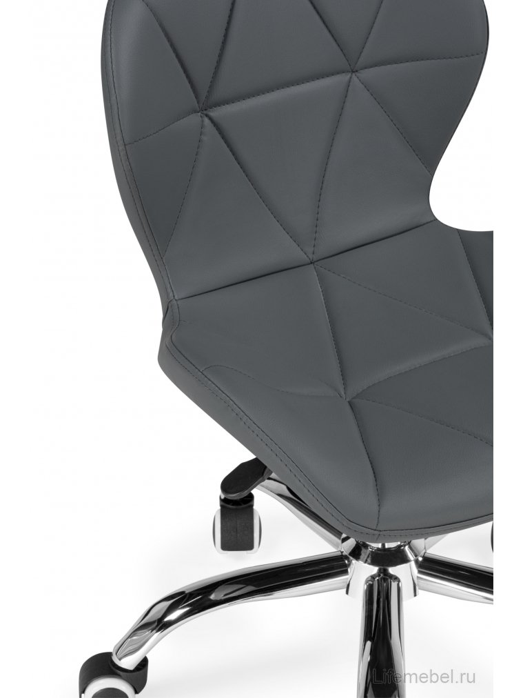 Компьютерное кресло Свит темно-серый / хром