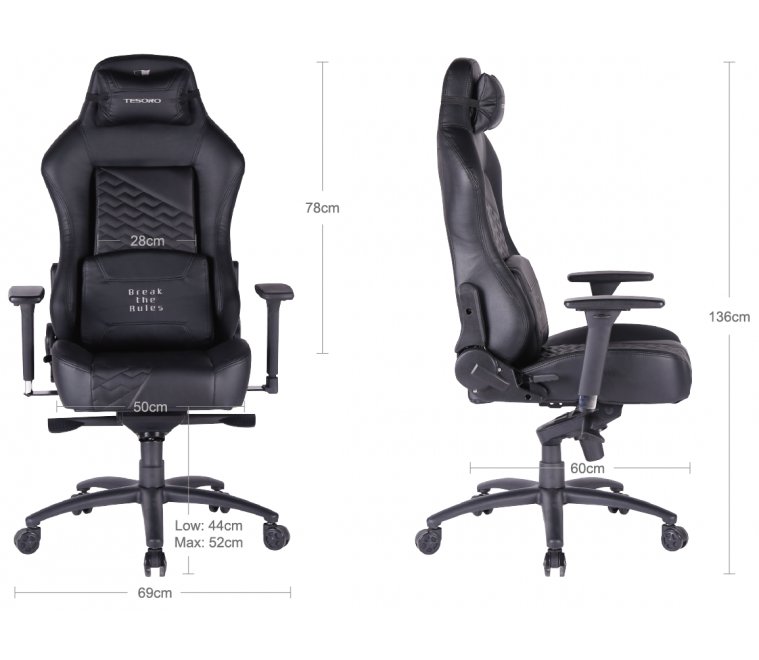Компьютерное кресло Tesoro Zone Evolution F730 black