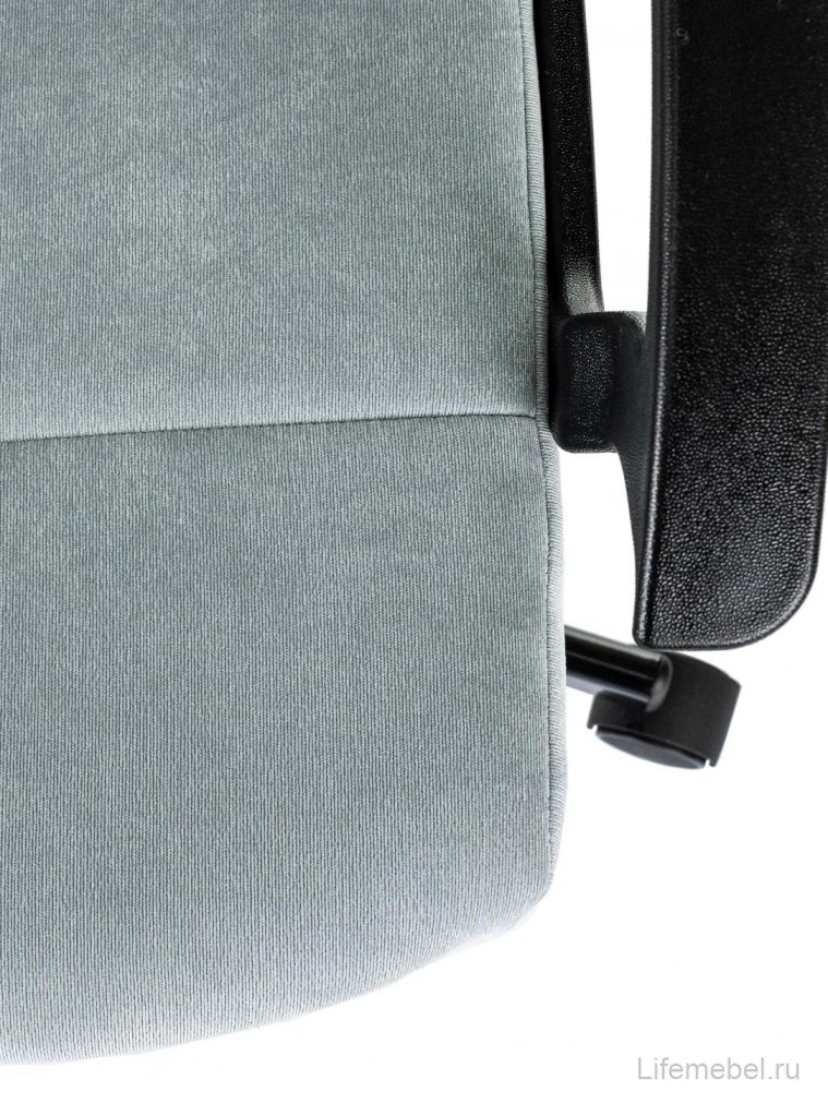 Компьютерное кресло Triest ткань серо-голубой