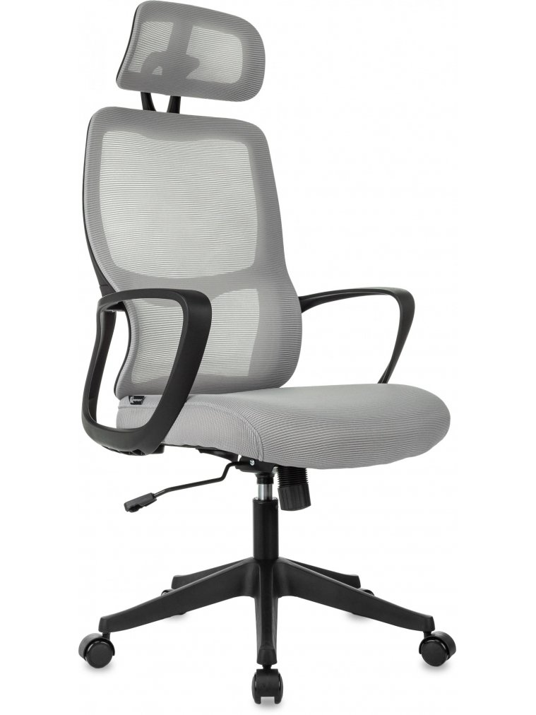 Компьютерное кресло Wise сетка / ткань серый