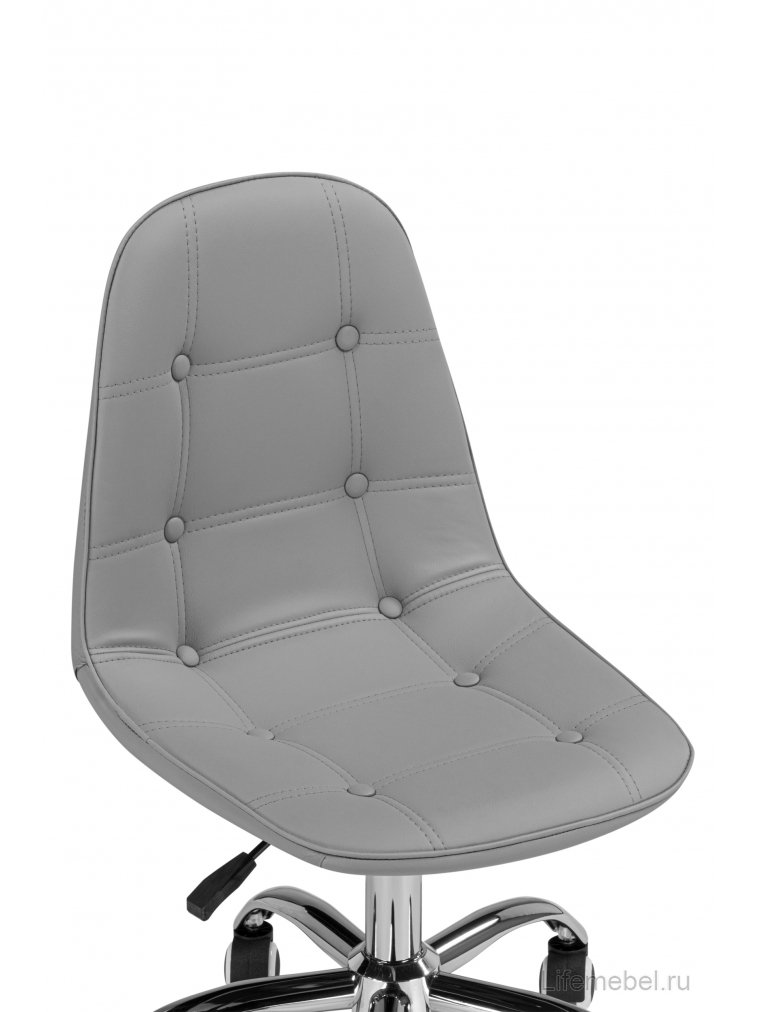 Компьютерное кресло Зельда светло-серый / хром