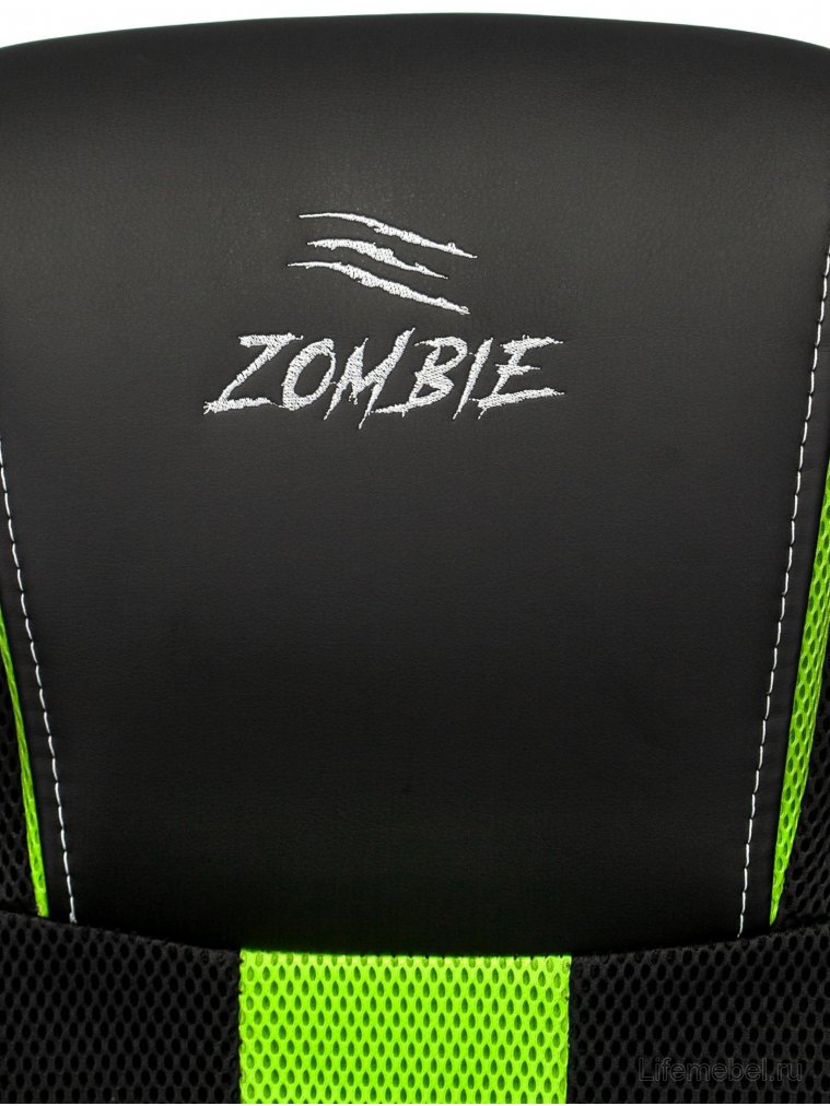 Компьютерное кресло Zombie 9 черное / салатовое