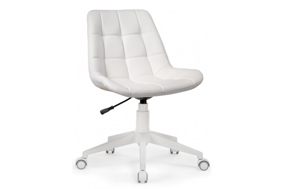 Кресло Келми 1 / AV 245 белый каркас коричневый велюр (neo 09)