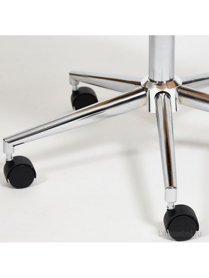 Компьютерное кресло Bend/Бэнд мод.9035 экокожа / белый / натуральный / хром