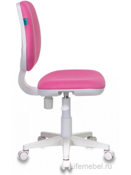 Кресло детское Бюрократ CH-W213 / TW-13A розовый / белый