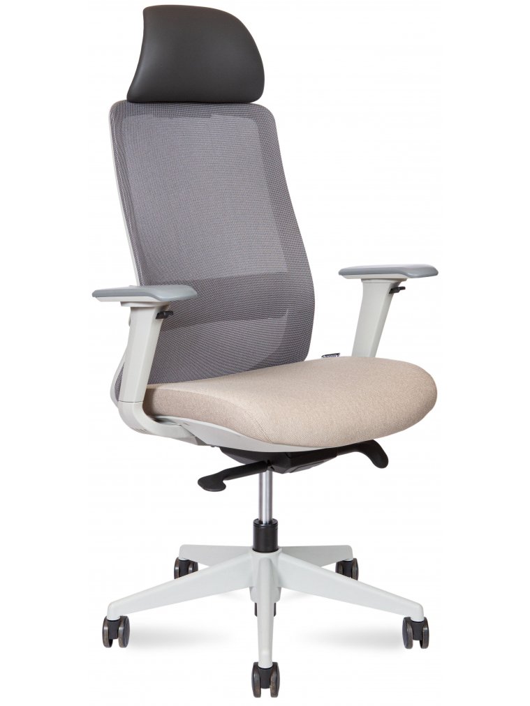 Компьютерное кресло Como серое / бежевое
