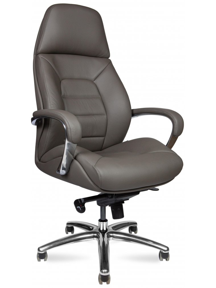 Компьютерное кресло Porsche F181 темно-серое кожа