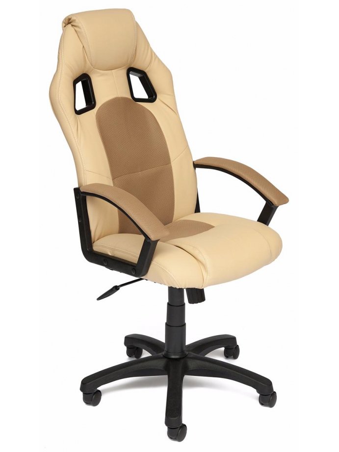 Кресло компьютерное Driver бежевый / бронза