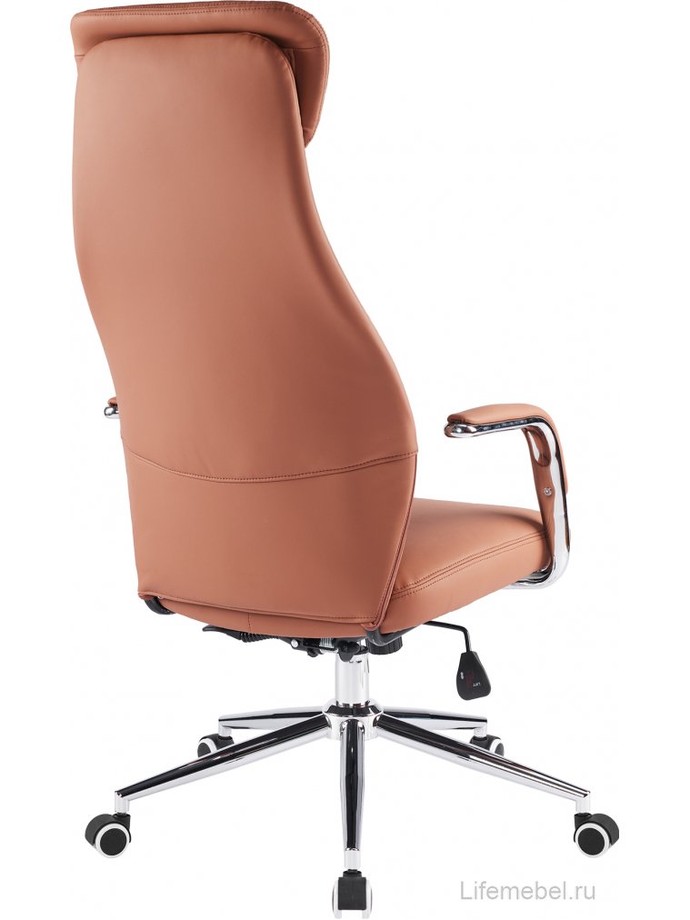 Кресло руководителя Everprof Bell экокожа коричневый