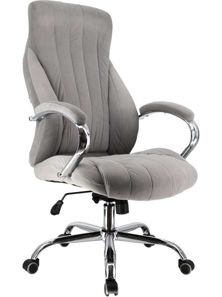 Кресло руководителя Everprof Coral ткань серый