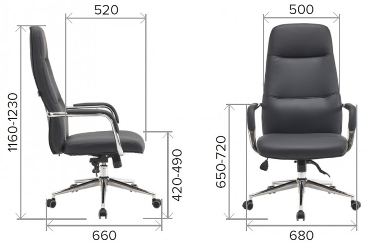 Кресло руководителя Everprof Vesta экокожа бежевый