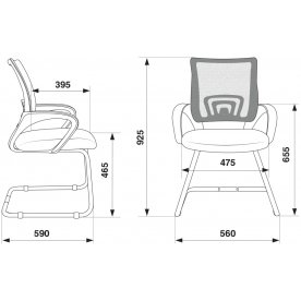 Офисное кресло Бюрократ CH-695N-AV/R/TW-11