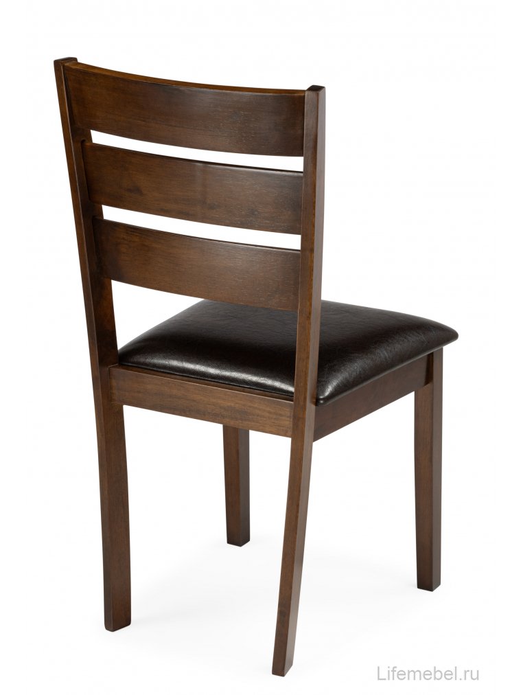 Стул Simol темно-коричневый / коричневый