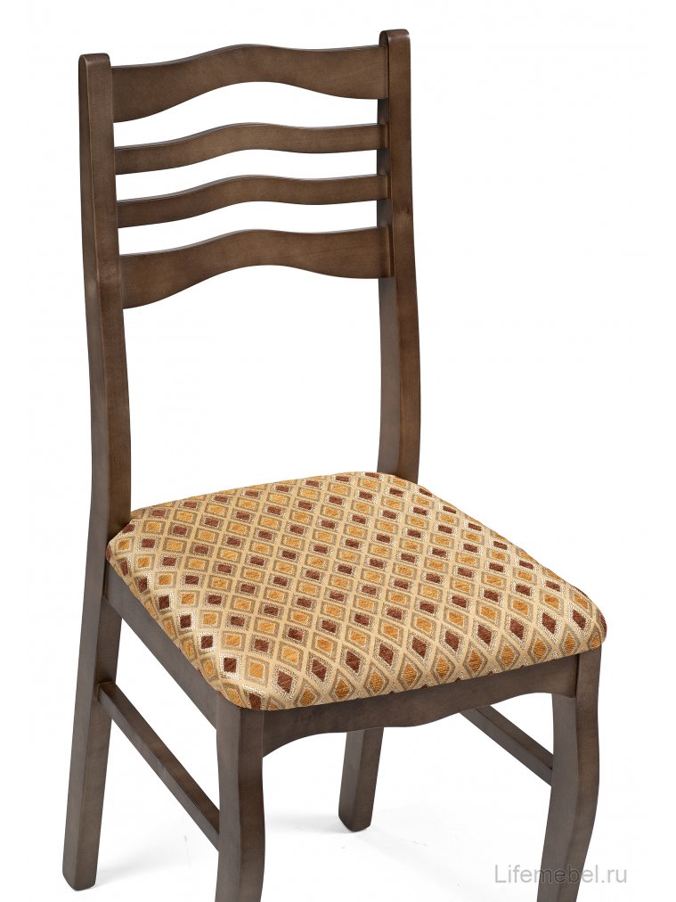 Деревянный стул Амадиу темно-коричневый