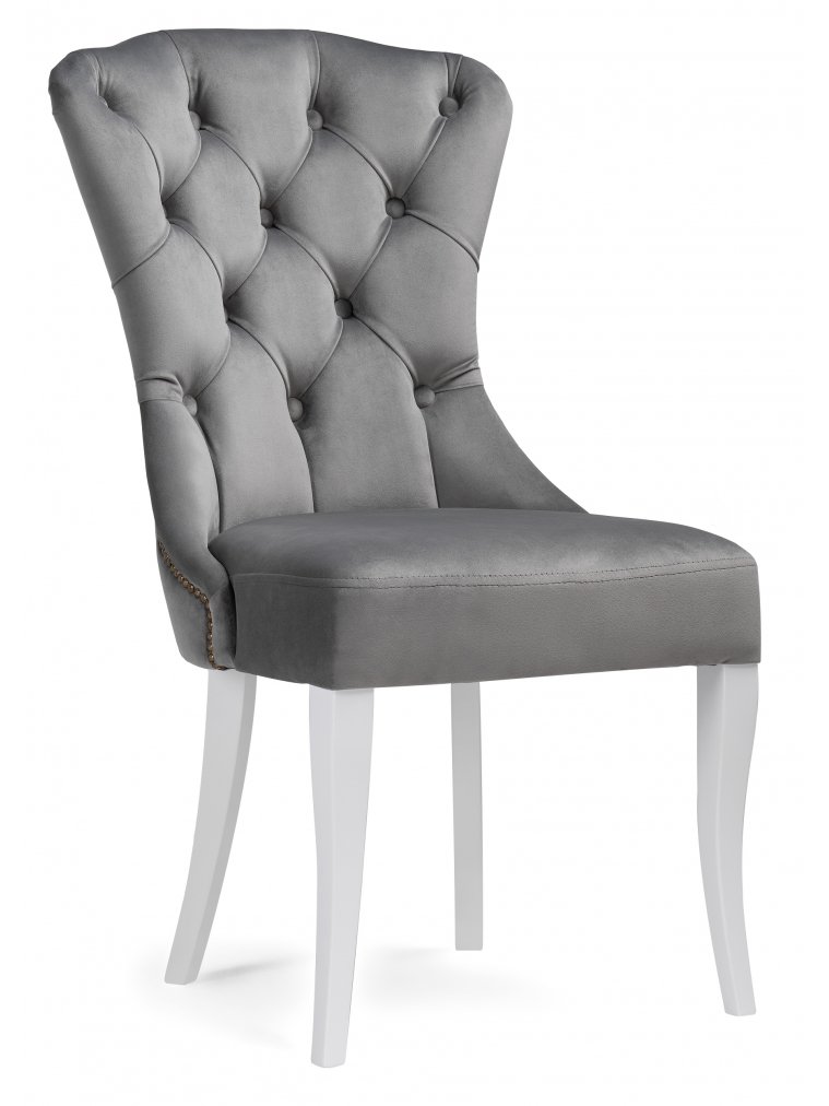 Деревянный стул Милано 1 серый / белый