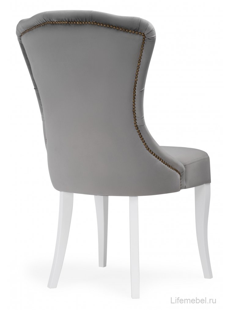 Деревянный стул Милано 1 серый / белый