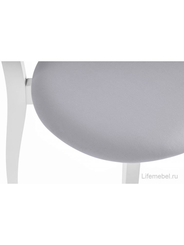 Деревянный стул Айра серый / белый