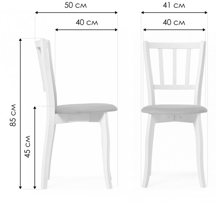 Деревянный стул Айра бежевый / орех