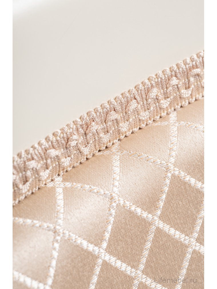 Деревянный стул Байона молочный / ромб 02