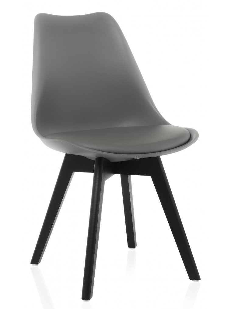 Деревянный стул Bonuss dark gray / black