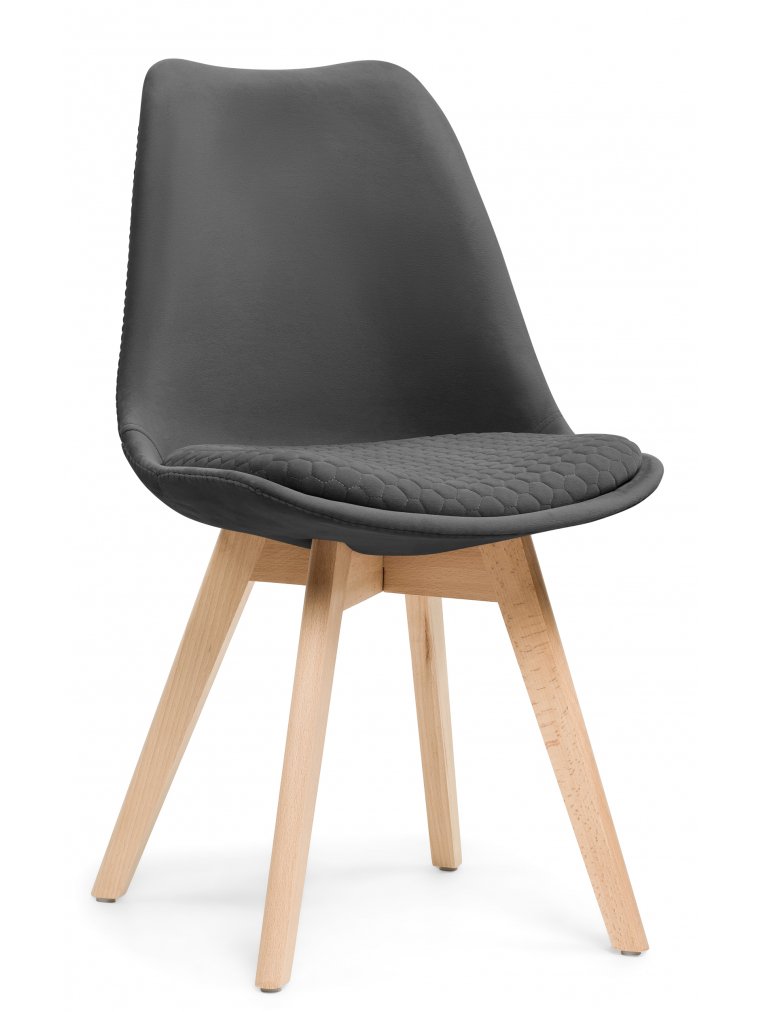 Деревянный стул Bonuss dark gray / wood