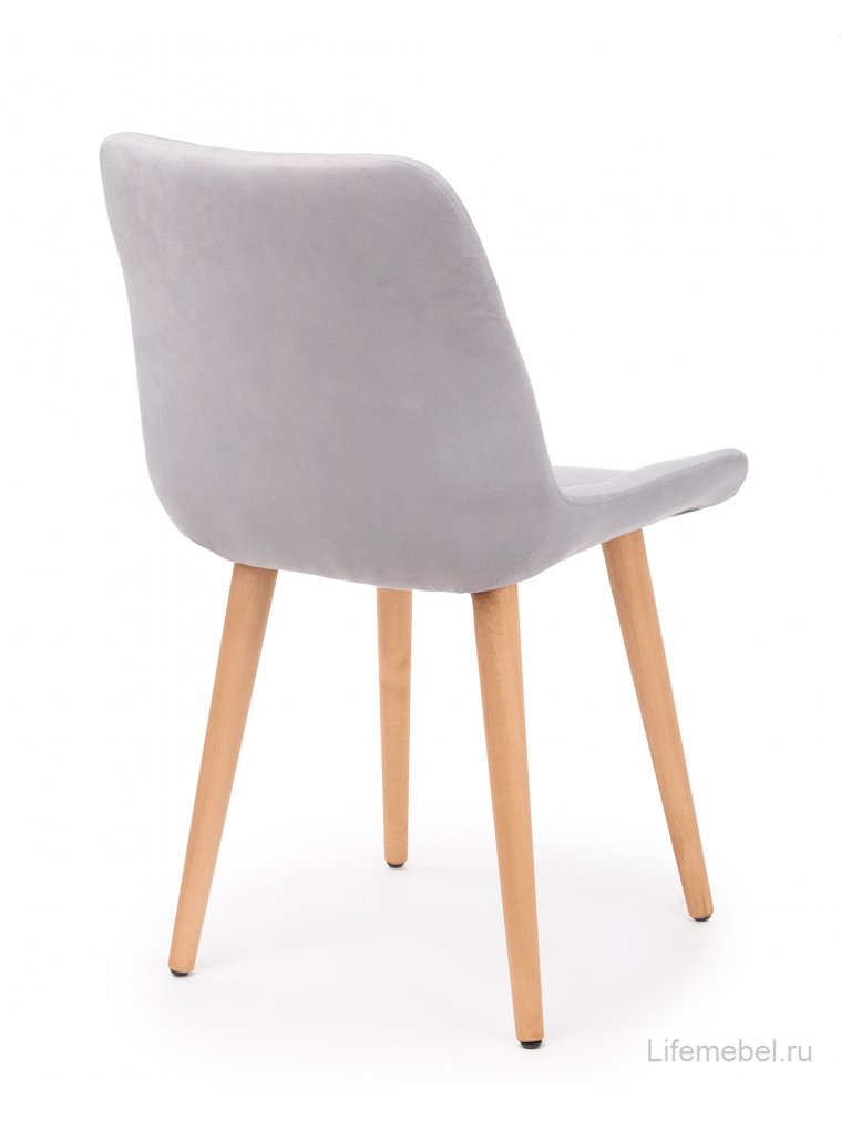 Деревянный стул Челси 360 светло-серый (zd 960) / светлое дерево