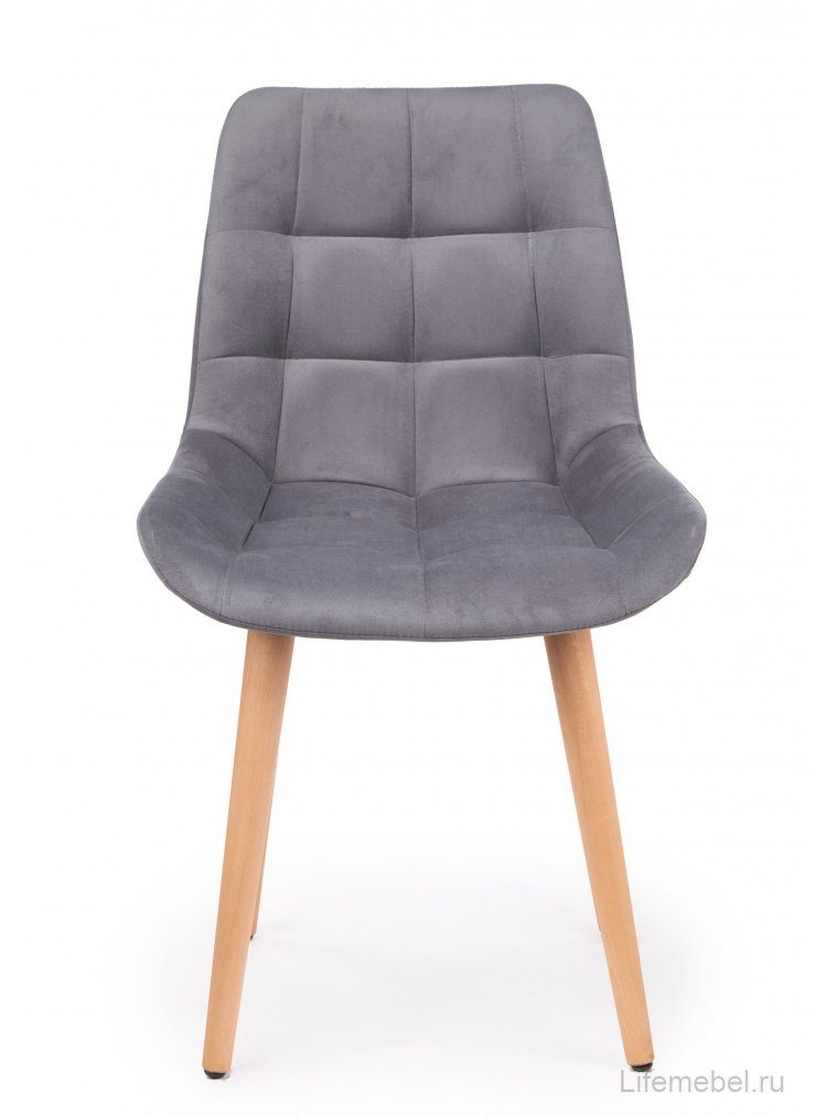 Деревянный стул Челси 360 темно-серый (zd 995) / светлое дерево
