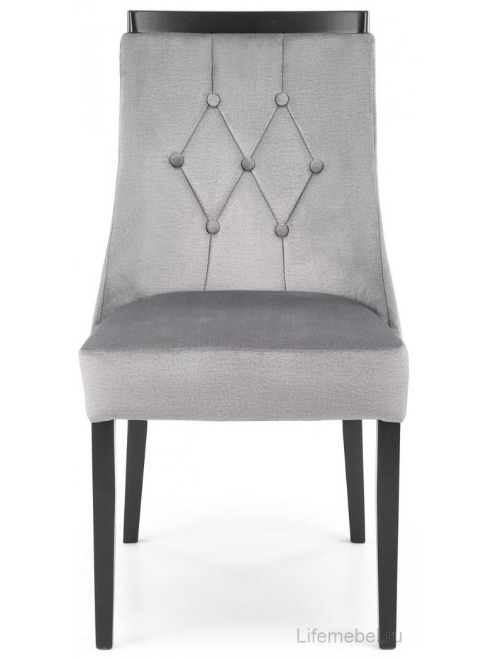 Деревянный стул Джорет серый / черный