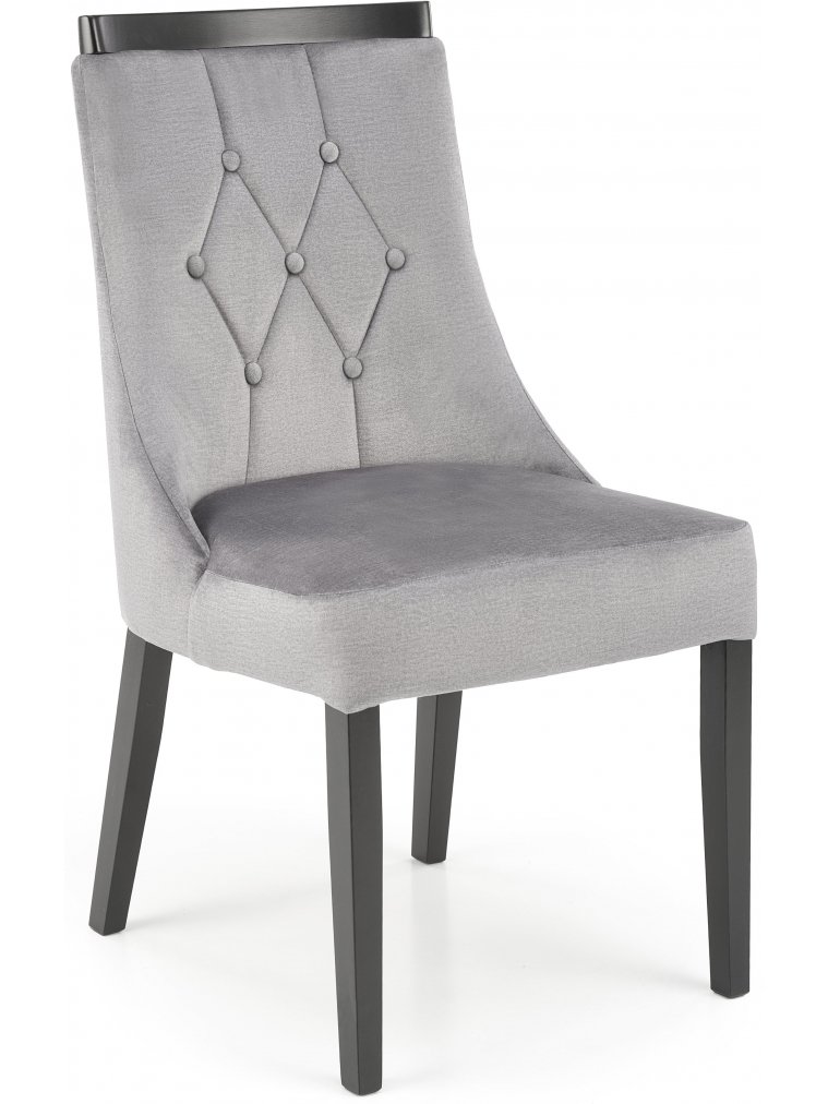Деревянный стул Джорет серый / черный