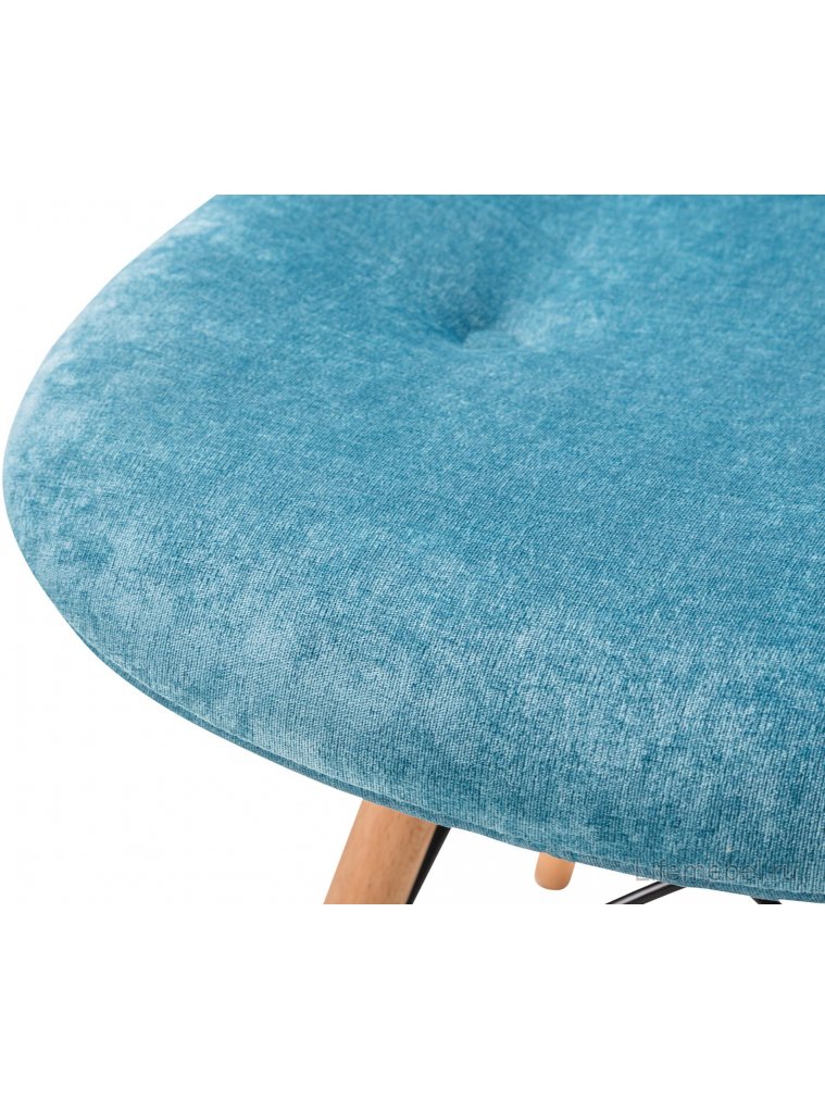 Деревянный стул Eames W блю