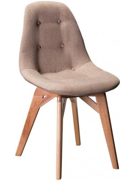 Деревянный стул Eames lite Сканди браун